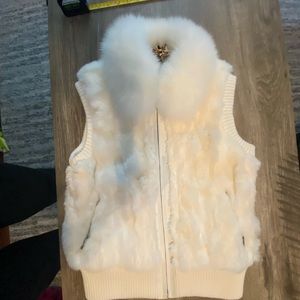 Shadow Fox faux fur vest.